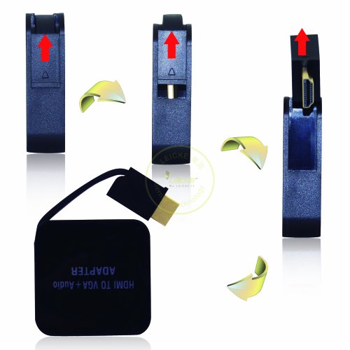 热销 德国Leicke莱克 HDMI转 VGA 高清视频H