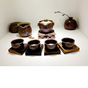 上上千陶与茶 手工柴窑烧高温陶瓷茶具 五行系