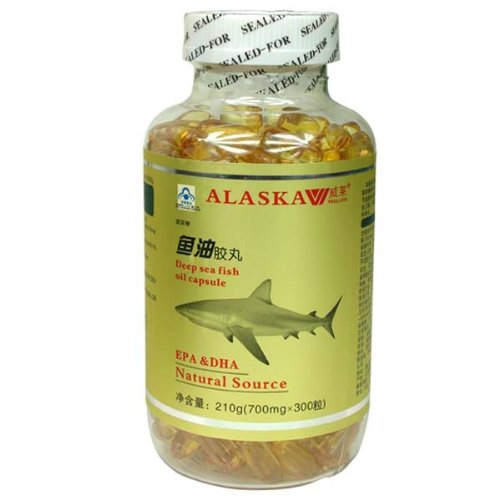 威莱深海鱼油胶软丸300粒:亚马逊:个人护理