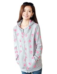 秋汐 秋冬连帽卫衣<em>外套</em>韩版休闲<em>运动开衫宽松</em>