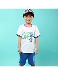 <em>江南</em>霖童装 夏季新品 男童全棉短袖T恤<em>短裤</em>套