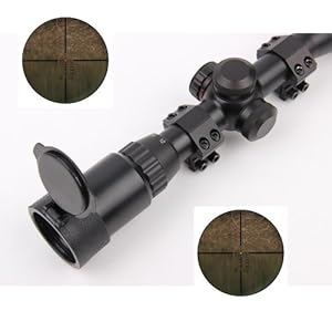 3.5-12x50高档带测距jun用内红绿点光学瞄准镜激光瞄准器-MOBO运动户外健身-亚马逊