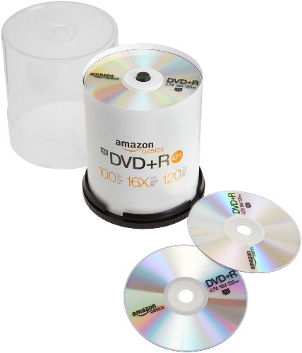 AmazonBasics 亚马逊倍思 16倍速 DVD+R 刻