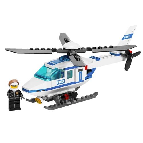 LEGO 乐高 城市组 警察直升机7741:亚马逊:玩具