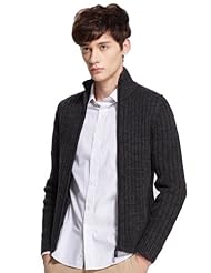 GIORDANO 佐丹奴 <em>男式</em> 双线<em>提花开衫针织</em>衫 