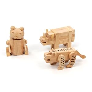 3d木制拼插老虎图纸_3d木制拼插老虎图纸图片