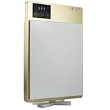 静保 空气净化器 家用便携 办公室超薄空气净化 除甲醛去烟 土豪金 (净离子群除菌，强力去除PM2.5，带遥控功能，高性价比）-图片