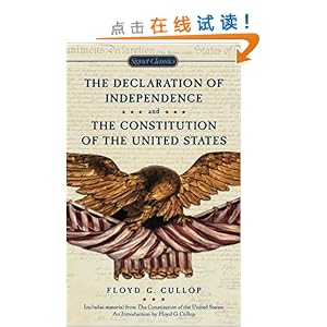 The Declaration of Independence and Constitution of the United States