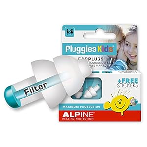 Alpine Pluggies 荷兰儿童飞机耳塞 游泳隔音多