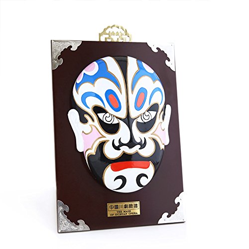 风雅堂 川剧脸谱 张飞 大号 板式摆件系列