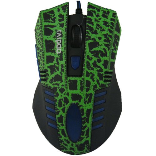 雷柏蓝光 环形杀手X1 专业游戏光学鼠标(颜色