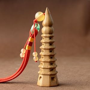 学生 公务员助考 七层桃木文昌塔挂件 催文催贵