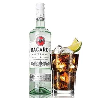 Bacardi 百加得 百加得百家得白朗姆酒【BACARDI 】进口烈酒750ml-食品-亚马逊中国