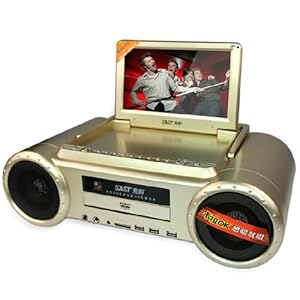 动dvd卡拉ok便携式DVD迷你音响高清evd影碟