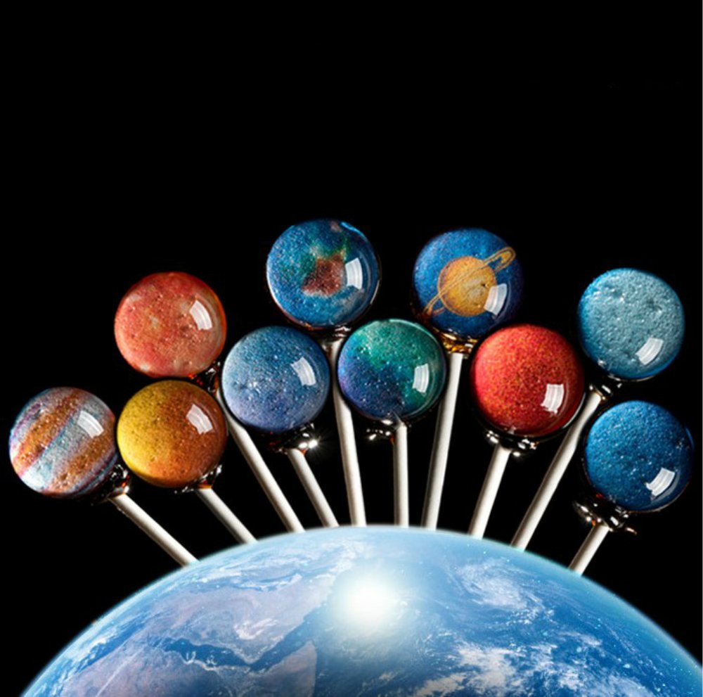 美国创意太空星空星球棒棒糖价格质量 哪个牌子比较